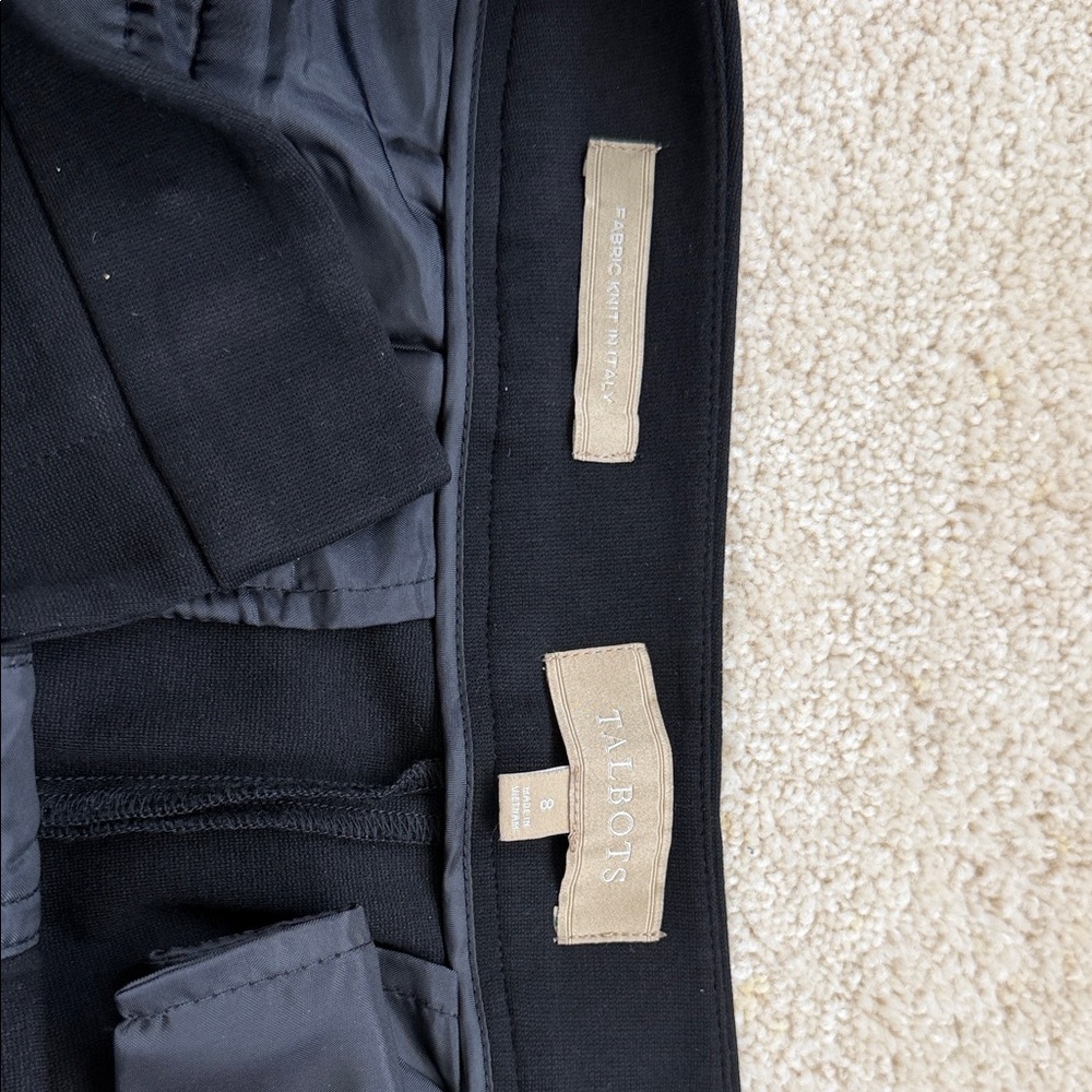 Talbots Classic Black Pants